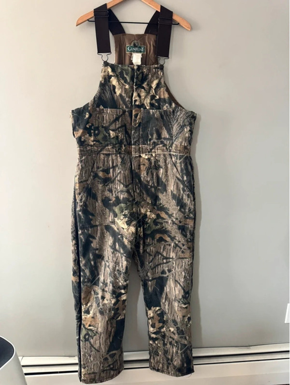 Gunflint | camouflage overall insulated bibs | 32